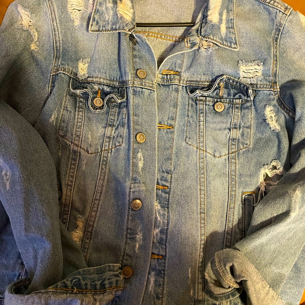 Cut up Jean jacket